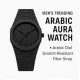 Black Aura Watch for Men – Arabic Dial, Premium Stylish 100% Original Watch