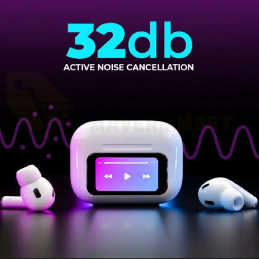 A9 Pro AirPods-Style Wireless Earbuds – Bluetooth 5.1, Touch Control, Mic, Long Playtime, iOS & Android Compatible