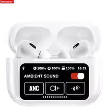 A9-PRO Crystal Audio: Smart Touch Wireless ANC/ENC Noise Reduction Earbuds